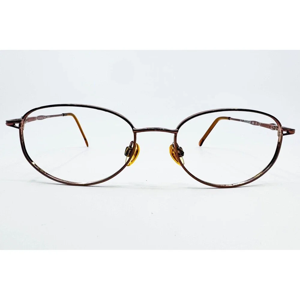 Gloria Vanderbilt Eyeglasses Womens Brown M17 Zyloware 183 Oval 53-17-135